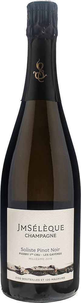 JM SELEQUE, Soliste Pinot Noir  1er Cru Les Gayeres 2018 Extra Brut (1x75cl)