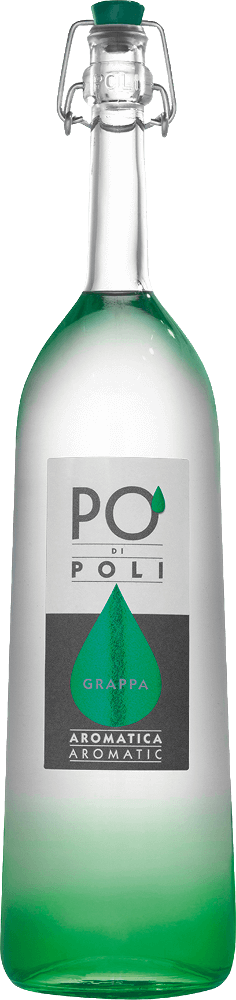 Distillerie Poli Po' di Poli Aromatica Grappa (Gewurztraminer) 40% (1x70cl) TwoMoreGlasses.com- Two More Glasses