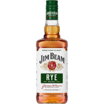 Jim Beam Kentucky Straight Rye Whiskey 40% (1x70cl) TwoMoreGlasses.com- Two More Glasses