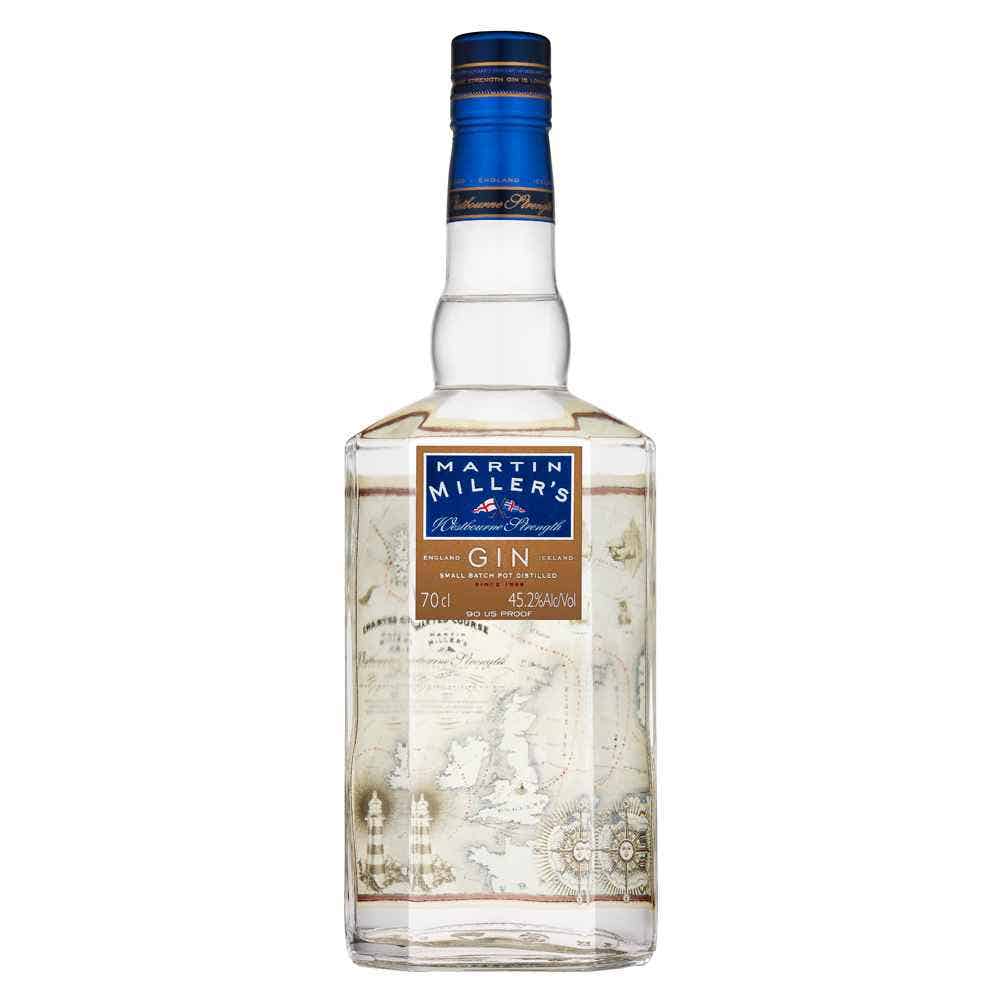 Martin Miller's Westbourne Strength Gin 45.2% (1x70cl) TwoMoreGlasses.com- Two More Glasses
