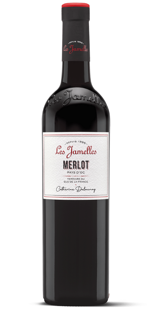 Les Jamelles Merlot Vin de Pays d'Oc 2023 (1x75cl)