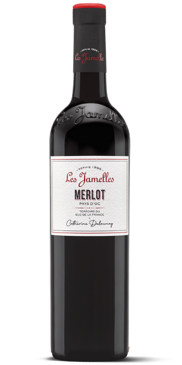 Les Jamelles Merlot Vin de Pays d'Oc 2023 (1x75cl)