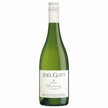 Joel Gott Unoak Chardonnay 2021 (1x75cl) TwoMoreGlasses.com- Two More Glasses