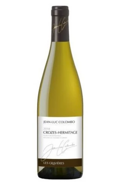 Jean Luc Colombo Crozes Hermitage "Les Gravieres" Blanc 2021 (1x75cl) TwoMoreGlasses.com- Two More Glasses