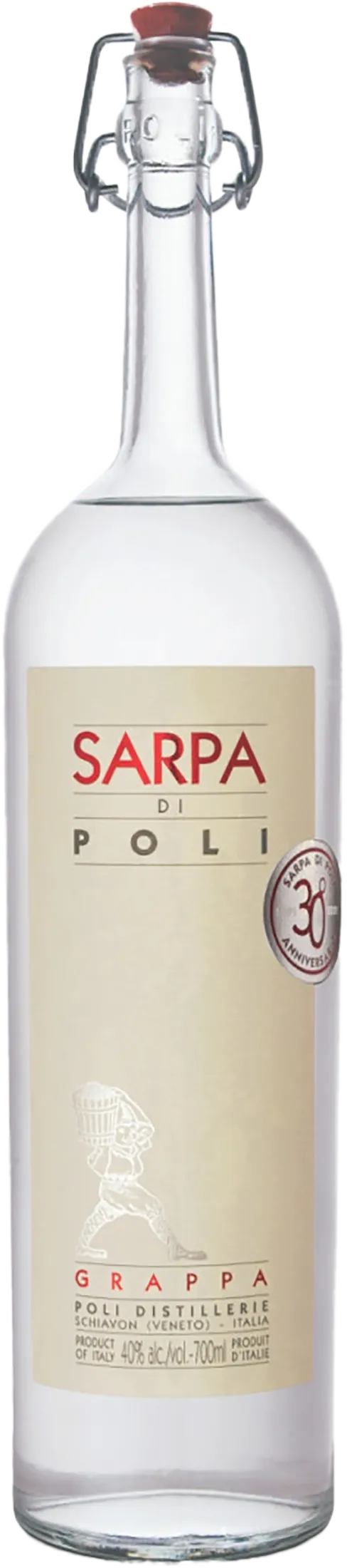 Distillerie Poli Sarpa di Poli Grappa 40% (1x70cl) TwoMoreGlasses.com- Two More Glasses