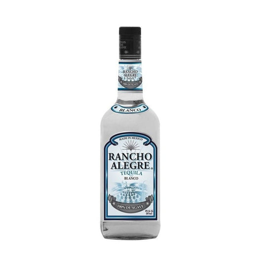 Rancho Alegre Tequila Blanco (100% Agave) 40% (1x100cl) TwoMoreGlasses.com- Two More Glasses