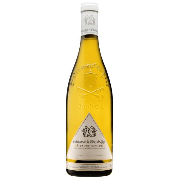 CHÂTEAU DE LA FONT DU LOUP Château de la Font du Loup Châteauneuf-du-Pape Blanc 2022 (1x75cl) TwoMoreGlasses.com- Two More Glasses