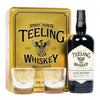 Teeling Small Batch Irish Whiskey-Gold Tin Glass Pack NV (1x70cl) TwoMoreGlasses.com- Two More Glasses