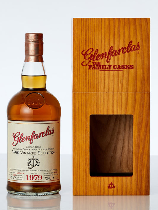 Glenfarclas Rare Vintage Selection Cask #8065 44% 1979 (bottled in 2019) (1x70cl) TwoMoreGlasses.com- Two More Glasses