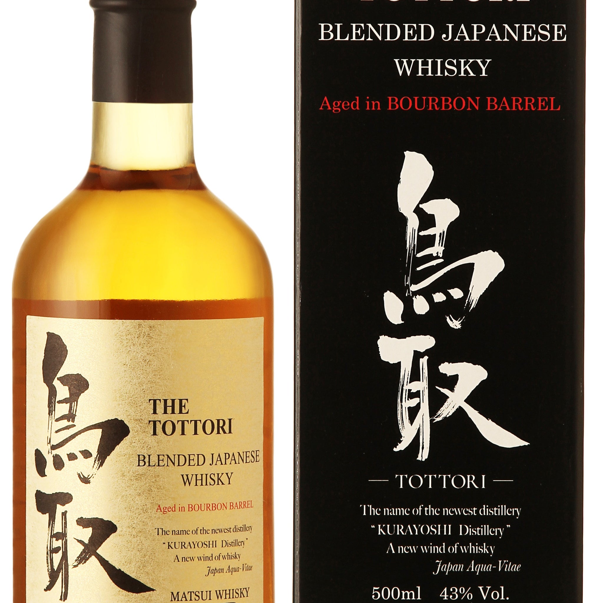 鳥取威士忌 Tottori Blended Whisky Bourbon (1x70cl)