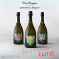 Dom Perignon Vintage 2015 Jean-Michel Basquiat Special Edition (Set of 3) (3x75cl) TwoMoreGlasses.com- Two More Glasses