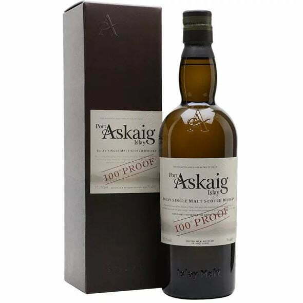 Port Askaig 100 Proof Single Malt Whisky (1x70cl) - TwoMoreGlasses.com