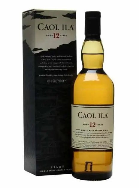 Caol Ila 12 Years Old Single Malt Scotch Whisky (1x70cl) - TwoMoreGlasses.com