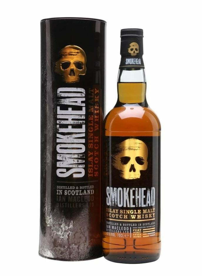Smokehead Islay Single Malt Whisky (1x70cl) - TwoMoreGlasses.com