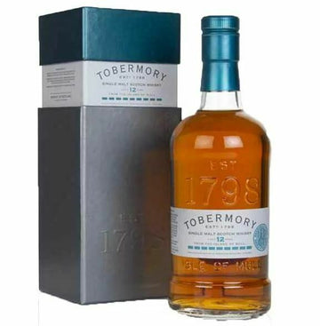 Tobermory 12 Year Old Manzanilla Cask Finish Single Malt Whisky (1x70cl) - TwoMoreGlasses.com