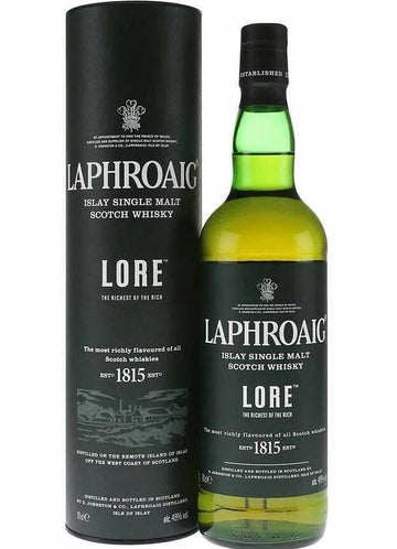 Laphroaig Lore Single Malt Limited Edition Whisky (1x70cl) - TwoMoreGlasses.com