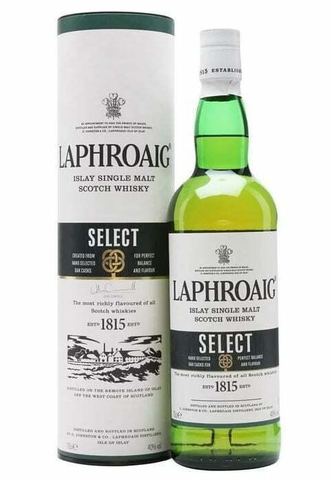 Laphroaig Select Cask Single Malt Whisky (1x70cl) - TwoMoreGlasses.com