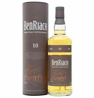 BenRiach 10 Year Old Single Malt Scotch Whisky (1x70cl) - TwoMoreGlasses.com