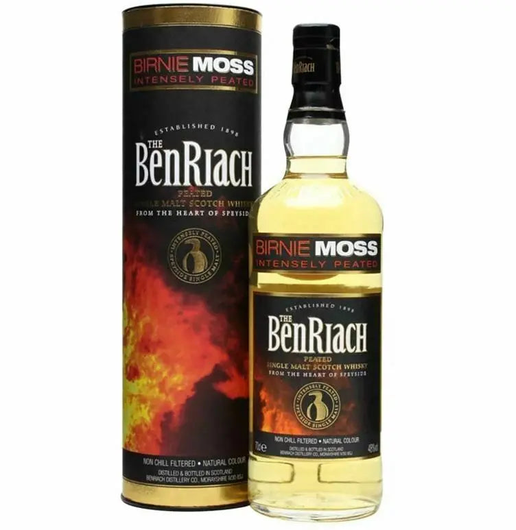 BenRiach Birnie Moss Intensely Peated Single Malt Scotch Whisky (1x70cl) - TwoMoreGlasses.com