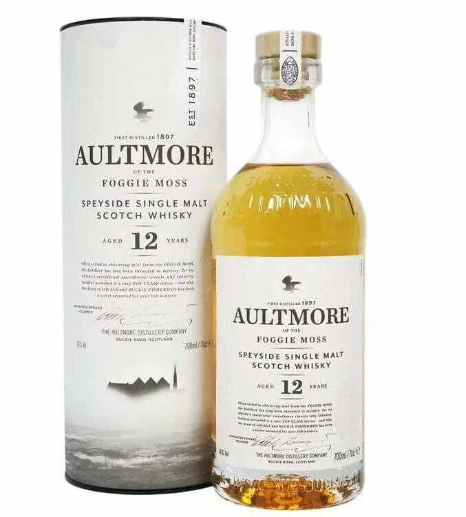 Aultmore 12 year old Single Malt Whisky (1x70cl) - TwoMoreGlasses.com