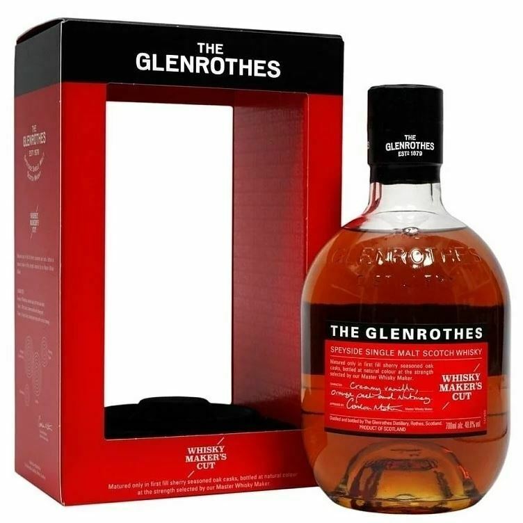 Glenrothes Whisky Makers Cut Single Malt Whisky (1x70cl) - TwoMoreGlasses.com