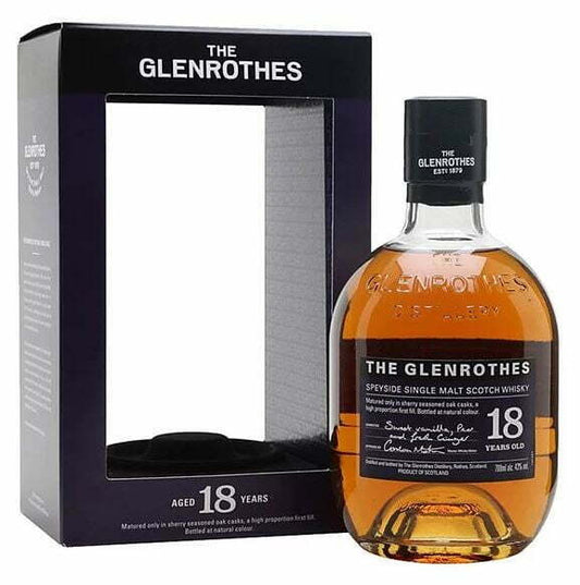 The Glenrothes 18 Year Old Singe Malt whisky (1x70cl) - TwoMoreGlasses.com