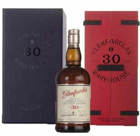 Glenfarclas 30 Years Old Single Malt Whisky (1x70cl) - TwoMoreGlasses.com