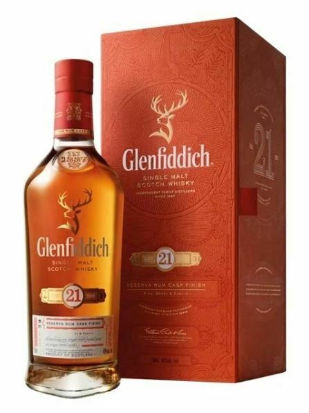 Glenfiddich 21 Year Old Single Malt Whisky (1x70cl) - TwoMoreGlasses.com