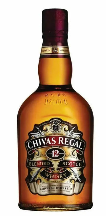 Chivas Regal 12 Year Old Blended Scotch Whisky (1x70cl) - TwoMoreGlasses.com