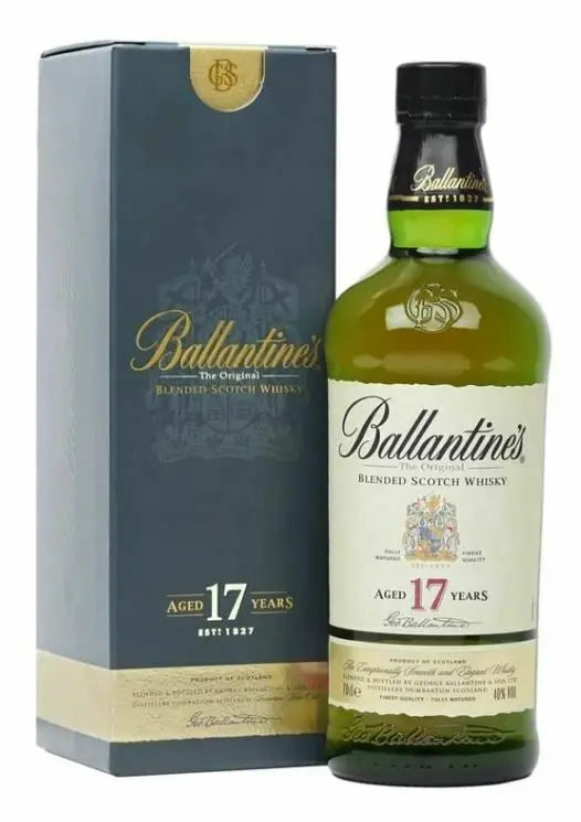Ballantines 17 Years Old Blended Whisky (1x70cl) - TwoMoreGlasses.com