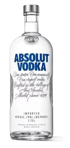 Absolut Vodka (1x70cl) - TwoMoreGlasses.com