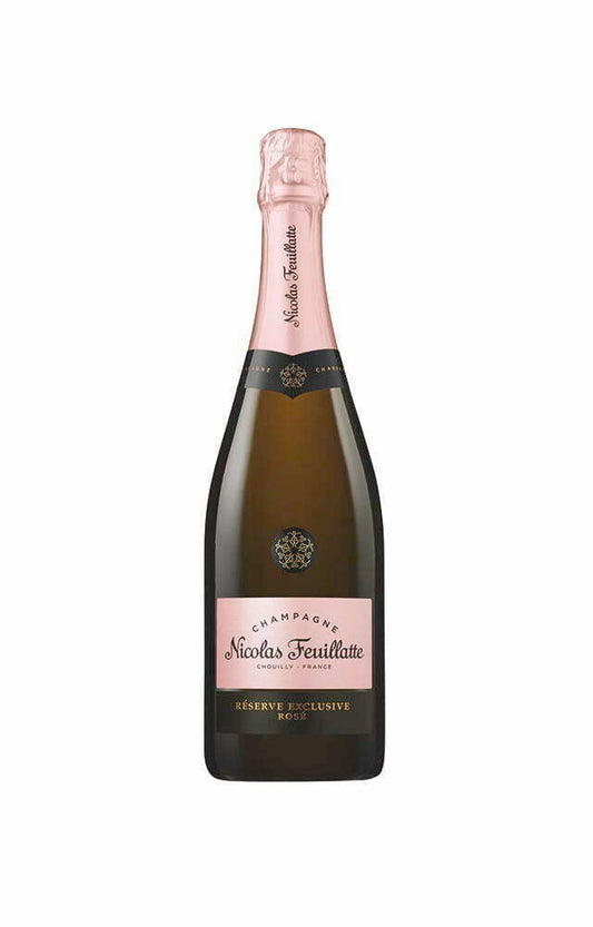 Nicolas Feuillatte Reserve Exclusive Rose NV (1x20cl) - TwoMoreGlasses.com