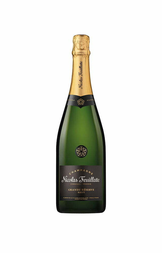 Nicolas Feuillatte Grande Reserve Brut NV (1x75cl) - TwoMoreGlasses.com