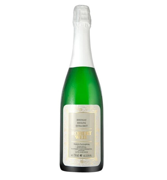 Robert Weil Riesling Sekt Extra Brut 2017 (1x75cl) - TwoMoreGlasses.com