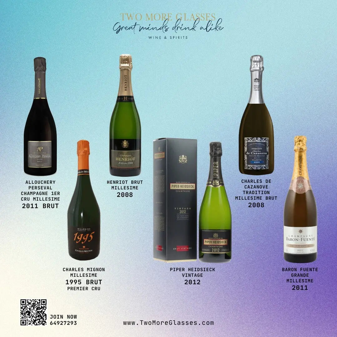 [Wine Tasting] Vintage Champagne Tasting (Sheung Wan 10-Jun) - TwoMoreGlasses.com