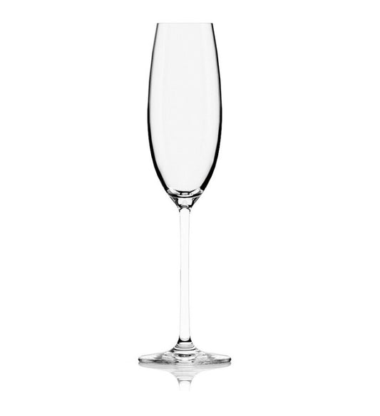 Lucaris Lavish Champagne Glass 245ml (Set of 2) - TwoMoreGlasses.com