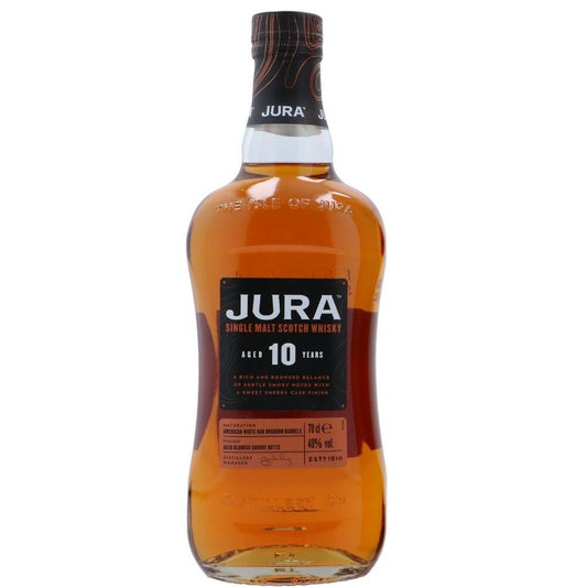 Isle of Jura 10 Year Old 40% (1x70cl) - TwoMoreGlasses.com