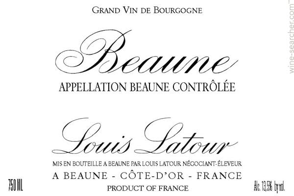 Louis Latour Beaune Rouge 2018 (1x75cl) - TwoMoreGlasses.com