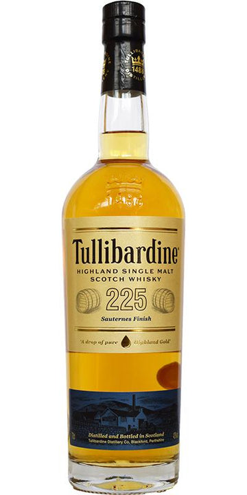 Tullibardine 225 Sauternes Cask Finish 43% (1x70cl) - TwoMoreGlasses.com
