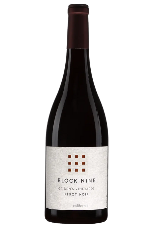 Block Nine Pinot Noir 2021 (1x75cl) - TwoMoreGlasses.com