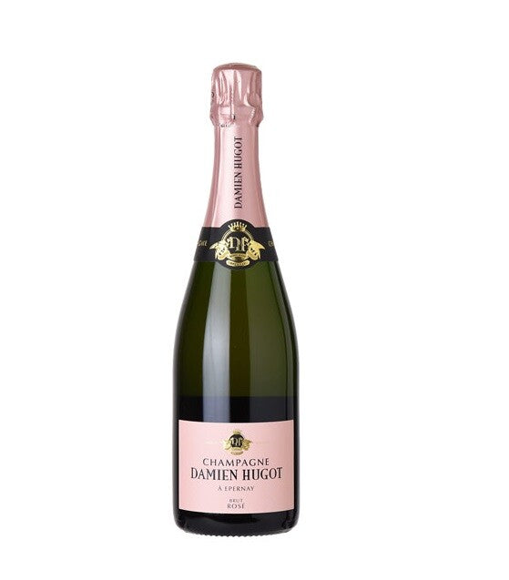 DAMIEN HUGOT, Brut Rose NV (1x75cl) - TwoMoreGlasses.com