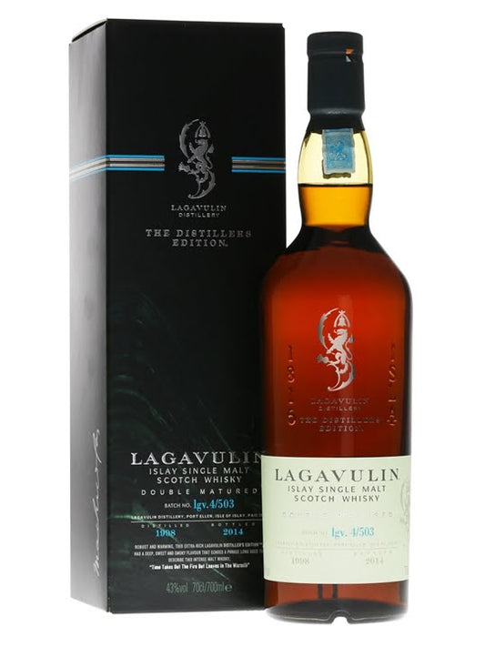 Lagavulin The Distillers Edition Batch No. lgv.4/503 43% 1998 (bottled in 2014) (1x70cl) - TwoMoreGlasses.com