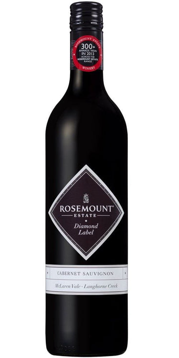 Rosemount Diamond Label Cabernet Sauvignon 2019 (1x75cl) - TwoMoreGlasses.com