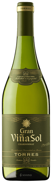 Torres Gran Vina Sol 2019 Penedes (1x75cl) - TwoMoreGlasses.com