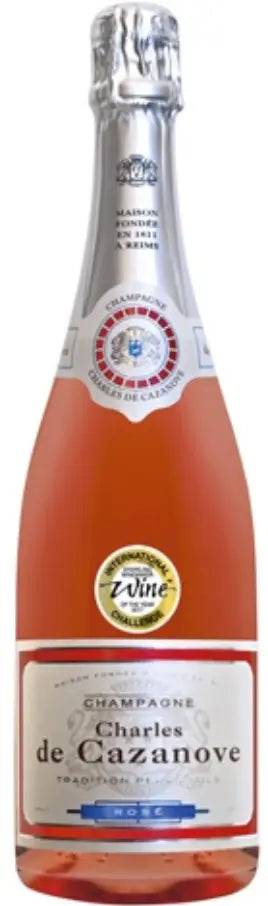 Charles de Cazanove Rose NV (1x75cl) - TwoMoreGlasses.com