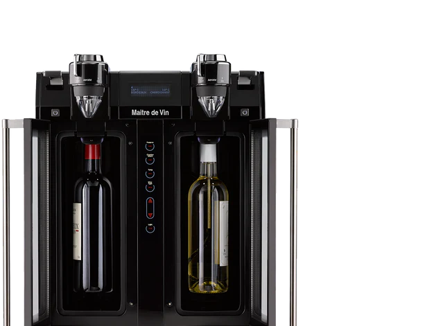 MAITRE DE VIN® SMART MULTI-FUNCTION WINE COOLER AND DISPENSER - TwoMoreGlasses.com