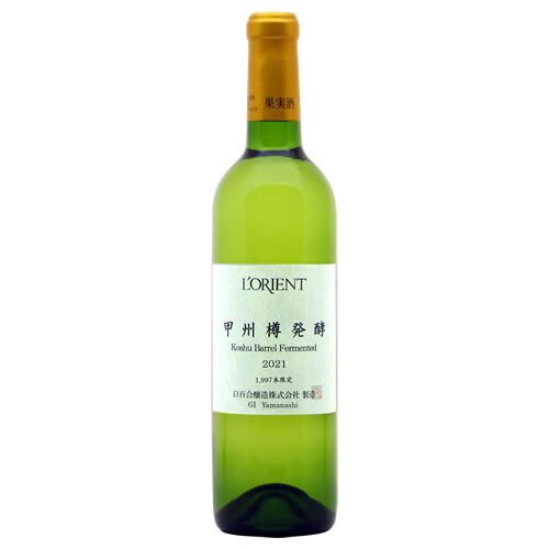 Koshu L'Orient Koshu Barrel Fermentation 2021 (1x75cl) - TwoMoreGlasses.com