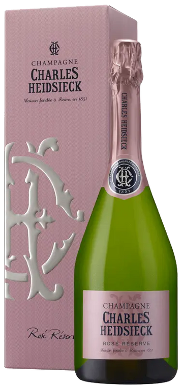 Charles Heidsieck Rose Reserve in Gift Box NV (1x75cl) - TwoMoreGlasses.com