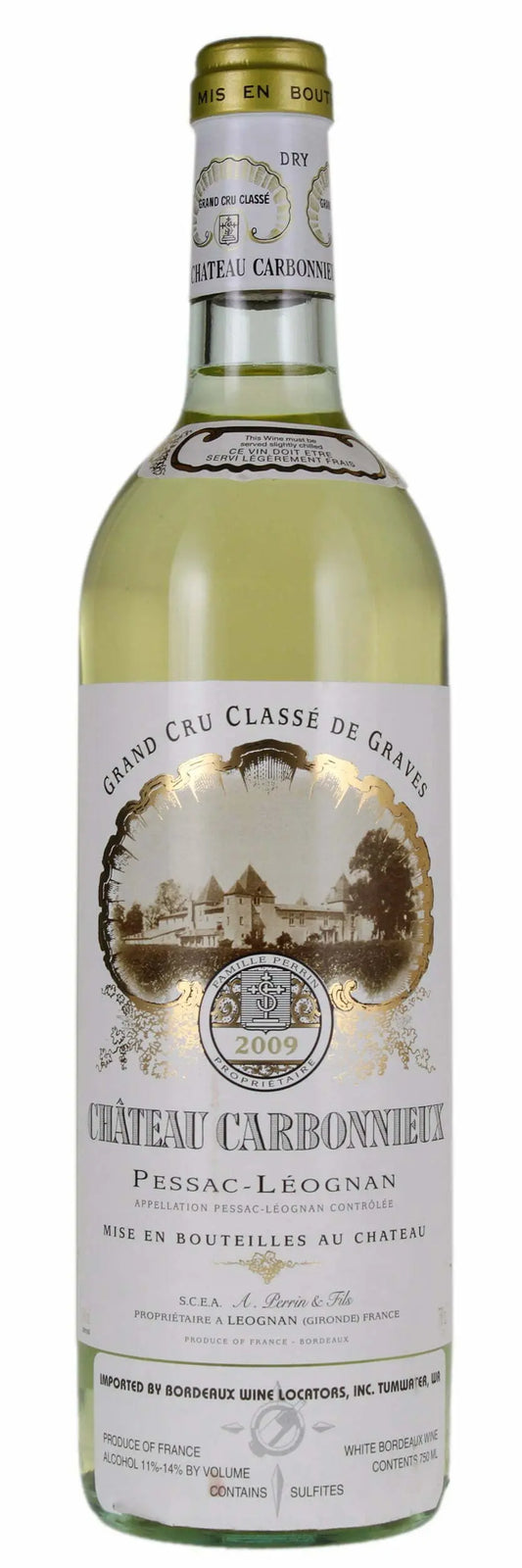 Chateau Carbonnieux Blanc 2009 (1x75cl) - TwoMoreGlasses.com