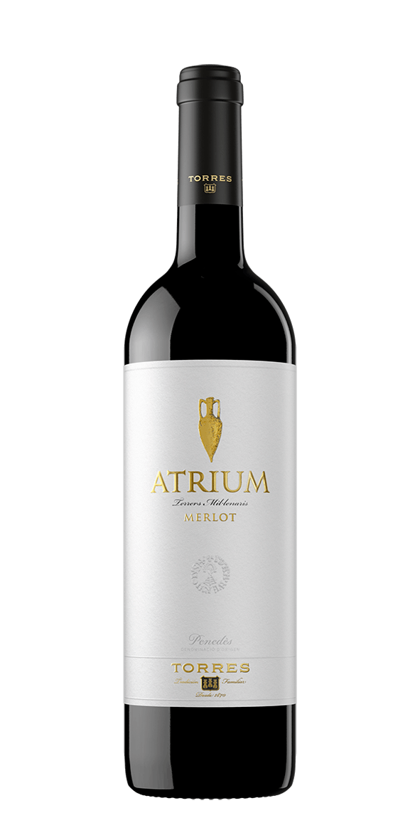 Torres Atrium Merlot 2019 Catalunya (1x75cl) - TwoMoreGlasses.com